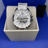  Shop Authentic Michael Kors Brecken Chronograph Silver Dial White Leather Strap Watch For Men - MK8949 - Luxxuri