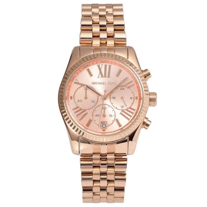  Shop Authentic Michael Kors Lexington Rose Gold Dial Rose Gold Steel Strap Watch for Women - MK5569 - Luxxuri