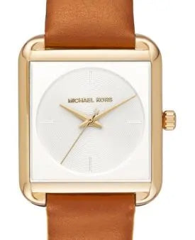  Shop Authentic Michael Kors Lake White Dial Brown Leather Strap Watch For Women - MK2584 - Luxxuri