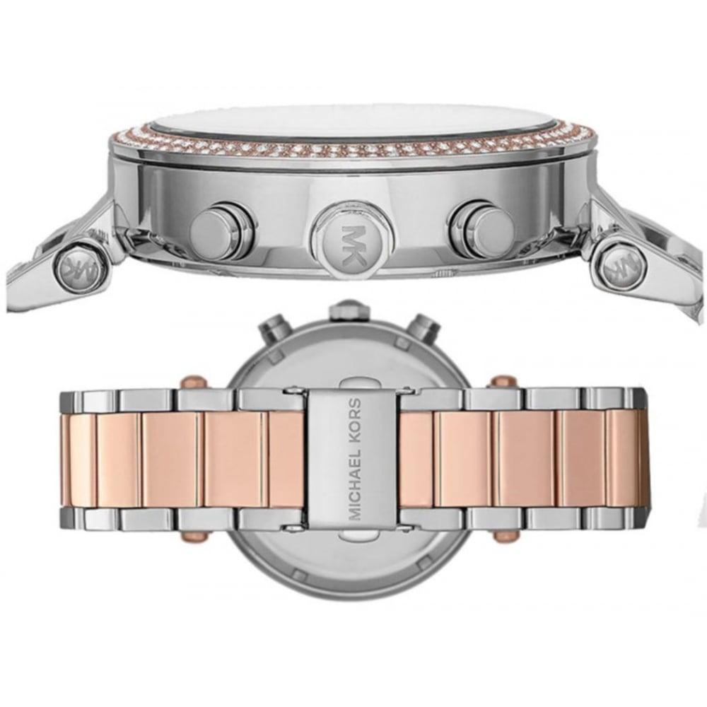  Shop Authentic Michael Kors Parker White Dial Two Tone Steel Strap Watch for Women - MK5820 - Luxxuri