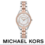  Shop Authentic Michael Kors Lauryn Mother of Pearl Dial Two Tone Steel Strap Watch For Women - MK3979 - Luxxuri
