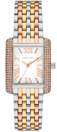  Shop Authentic Michael Kors Emery Three-Hand White Dial Two Tone Steel Strap Watch for Women - MK4744 - Luxxuri