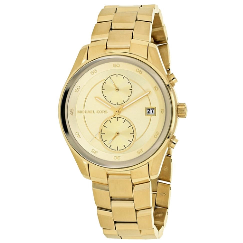  Shop Authentic Michael Kors Briar Analog Gold Dial Gold Steel Strap Watch For Women - MK6464 - Luxxuri