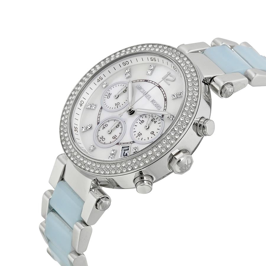  Shop Authentic Michael Kors Parker White Dial Two Tone Steel Strap Watch for Women - MK6138 - Luxxuri