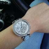  Shop Authentic Michael Kors Parker White Dial Two Tone Steel Strap Watch for Women - MK6138 - Luxxuri