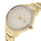  Shop Authentic Michael Kors Whitley Analog Diamonds Gold Dial Gold Steel Strap Watch For Women - MK6227 - Luxxuri