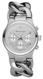  Shop Authentic Michael Kors Runway Twist Silver Dial Silver Stainless Steel Strap Watch for Women - MK3149 - Luxxuri