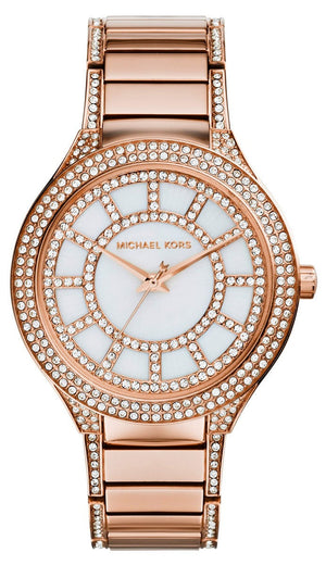  Shop Authentic Michael Kors Kerry Mother of Pearl Dial Rose Gold Steel Strap Watch for Women - MK3313 - Luxxuri
