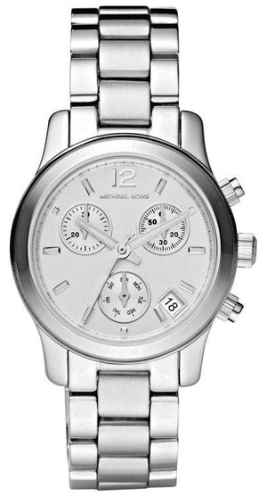  Shop Authentic Michael Kors Runway Silver Dial Silver Steel Strap Watch for Women - MK5428 - Luxxuri