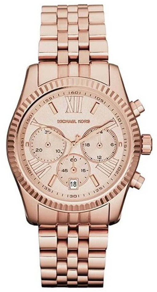  Shop Authentic Michael Kors Lexington Rose Gold Dial Rose Gold Steel Strap Watch for Women - MK5569 - Luxxuri