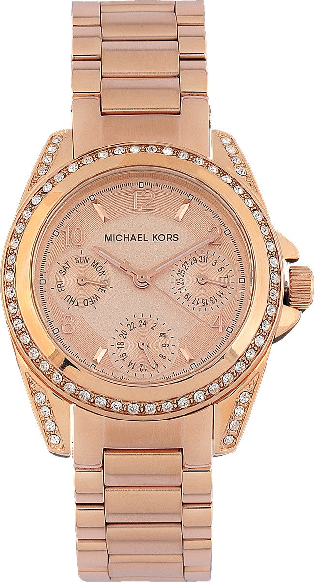  Shop Authentic Michael Kors Blair Rose Gold Dial Rose Gold Steel Strap Watch for Women - MK5613 - Luxxuri