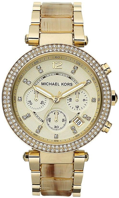  Shop Authentic Michael Kors Parker Gold Dial Gold Steel Strap Watch for Women - MK5632 - Luxxuri