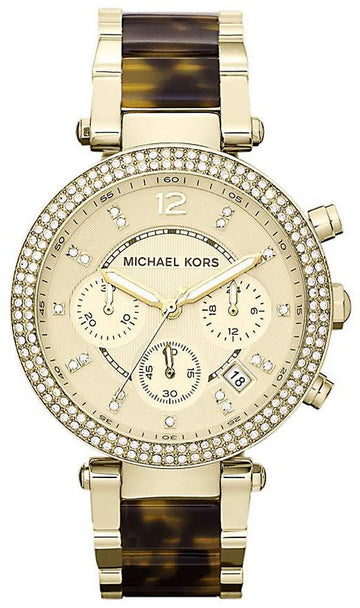  Shop Authentic Michael Kors Parker Gold Dial Two Tone Steel Strap Watch for Women - MK5688 - Luxxuri