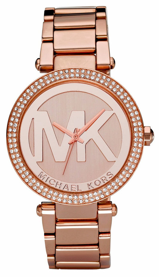  Shop Authentic Michael Kors Parker Rose Gold Dial Rose Gold Steel Strap Watch for Women - MK5865 - Luxxuri