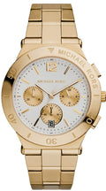  Shop Authentic Michael Kors Wyatt Chronograph White Dial Gold Steel Strap Watch For Women - MK5933 - Luxxuri