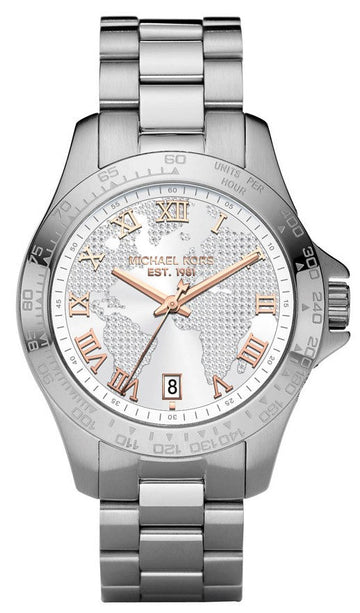  Shop Authentic Michael Kors Layton Silver Dial Silver Steel Strap Watch for Women - MK5958 - Luxxuri