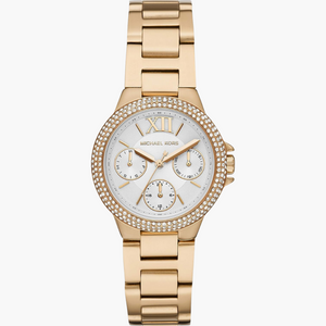  Shop Authentic Michael Kors Mini Camille Chronograph White Dial Rose Gold Steel Strap Watch For Women - MK6844 - Luxxuri