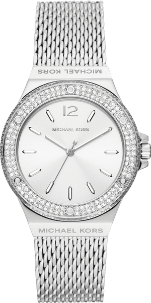  Shop Authentic Michael Kors Lennox Three-Hand Silver Dial Silver Steel Strap Watch For Women - MK7337 - Luxxuri