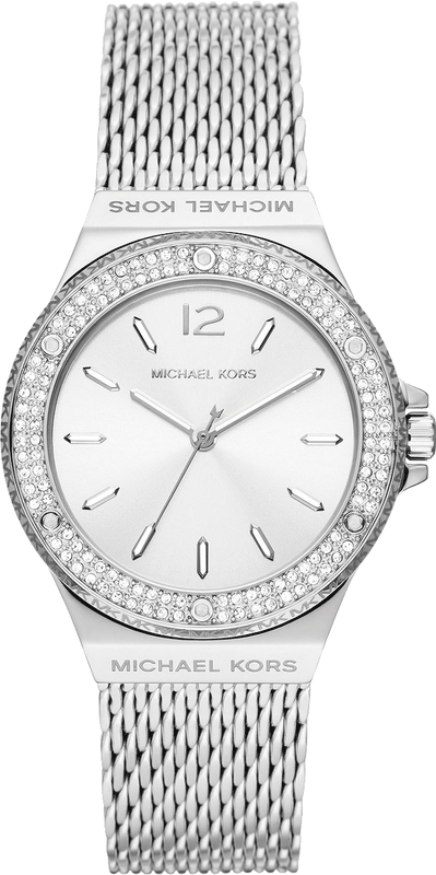  Shop Authentic Michael Kors Lennox Three-Hand Silver Dial Silver Steel Strap Watch For Women - MK7337 - Luxxuri