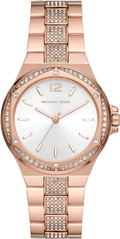  Shop Authentic Michael Kors Lennox Three-Hand Silver Dial Rose Gold Steel Strap Watch For Women - MK7362 - Luxxuri