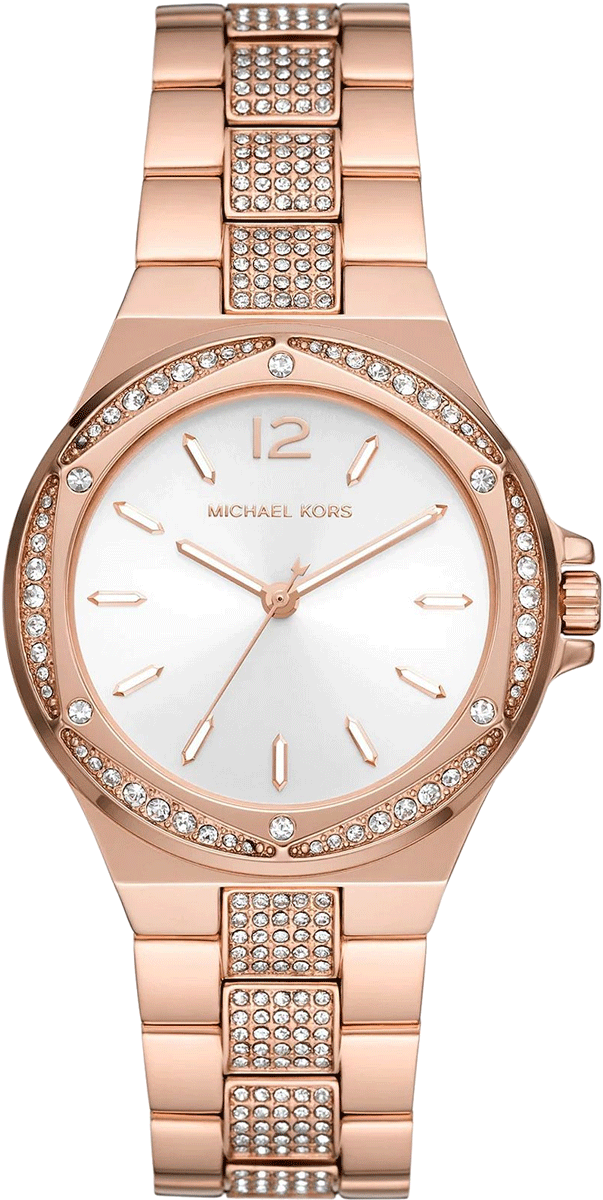  Shop Authentic Michael Kors Lennox Three-Hand Silver Dial Rose Gold Steel Strap Watch For Women - MK7362 - Luxxuri
