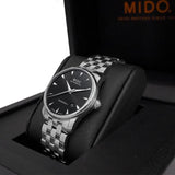  Shop Authentic Mido Baroncelli Ii Automatic Black Dial Silver Steel Strap Watch For Men - M8600.4.18.1 - Luxxuri