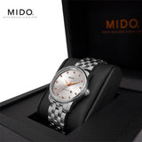  Shop Authentic Mido Baroncelli III Automatic Silver Dial Silver Steel Strap Watch For Men - M8600.4.67.1 - Luxxuri