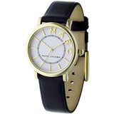  Shop Authentic Marc Jacobs Roxy White Dial Black Leather Strap Watch for Women - MJ1537 - Luxxuri