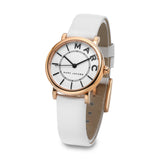  Shop Authentic Marc Jacobs Roxy White Dial White Leather Strap Watch for Women - MJ1562 - Luxxuri