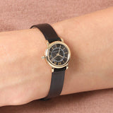  Shop Authentic Marc Jacobs Roxy Black Dial Black Leather Strap Watch for Women - MJ1585 - Luxxuri