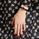  Shop Authentic Marc Jacobs Roxy Black Dial Black Leather Strap Watch for Women - MJ1585 - Luxxuri