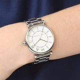  Shop Authentic Marc Jacobs Roxy White Dial Silver Steel Strap Watch for Women - MJ3521 - Luxxuri