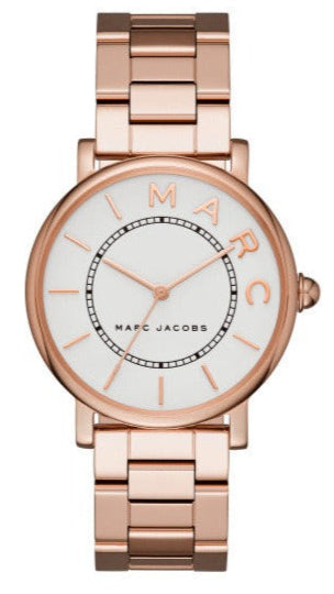  Shop Authentic Marc Jacobs Roxy White Dial Rose Gold Steel Strap Watch for Women - MJ3523 - Luxxuri
