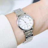  Shop Authentic Marc Jacobs Roxy White Dial Silver Steel Strap Watch for Women - MJ3568 - Luxxuri