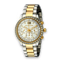  Shop Authentic Michael Kors Brinkley Chronograph Silver Dial Two Tone Steel Strap Watch for Women - MK6188 - Luxxuri