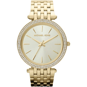  Shop Authentic Michael Kors Darci Silver Dial Gold Stainless Steel Strap Watch for Women - MK3191 - Luxxuri