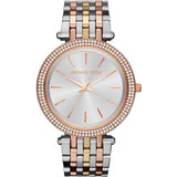  Shop Authentic Michael Kors Darci Silver Dial Two Tone Stainless Steel Strap Watch for Women - MK3203 - Luxxuri