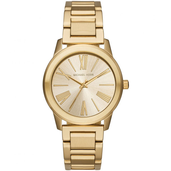  Shop Authentic Michael Kors Hartman Quartz Gold Dial Gold Steel Strap Watch For Women - MK3490 - Luxxuri