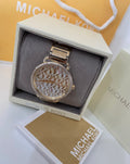  Shop Authentic Michael Kors Portia Quartz Gold Dial Gold Steel Strap Watch For Women - MK3886 - Luxxuri