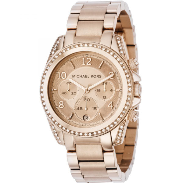  Shop Authentic Michael Kors Blair Rose Gold Dial Rose Gold Steel Strap Watch for Women - MK5263 - Luxxuri