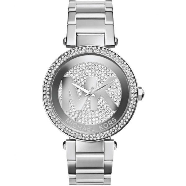 Shop Authentic Michael Kors Parker Silver Dial Silver Steel Strap Watch for Women - MK5925 - Luxxuri
