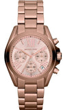  Shop Authentic Michael Kors Bradshaw Chronograph Rose Gold Dial Rose Gold Steel Strap Watch for Women - MK5799 - Luxxuri