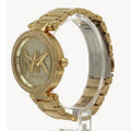  Shop Authentic Michael Kors Parker Analog Crystals Gold Dial Gold Steel Strap Watch For Women - MK7283 - Luxxuri