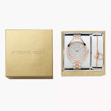  Shop Authentic Michael Kors Slim Runway Crystals Silver Dial Two Tone Steel Strap Watch for Women - MK1045 - Luxxuri