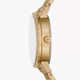  Shop Authentic Michael Kors Three Hand Silver Dial Gold Steel Strap Watch for Women - MK1051 - Luxxuri