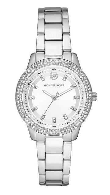  Shop Authentic Michael Kors Tibby Quartz White Dial Silver Steel Strap Watch for Women - MK1059 - Luxxuri