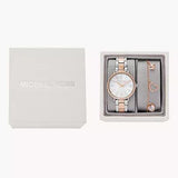  Shop Authentic Michael Kors Pyper Quartz Mother of Pearl White Dial Two Tone Steel Strap Watch For Women - MK1066 - Luxxuri