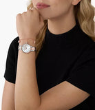  Shop Authentic Michael Kors Pyper Quartz Mother of Pearl White Dial Two Tone Steel Strap Watch For Women - MK1066 - Luxxuri