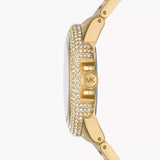  Shop Authentic Michael Kors Camille Three-Hand Crystals Gold Dial Gold Steel Strap Watch for Women - MK1067 - Luxxuri