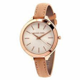  Shop Authentic Michael Kors Runway Slim Quartz White Dial Beige Leather Strap Watch For Women - MK2284 - Luxxuri